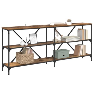 vidaXL Τραπέζι κονσόλας Παλιό ξύλο 180x30x75cm Επεξεργασμένο Ξύλο 1 τεμ.