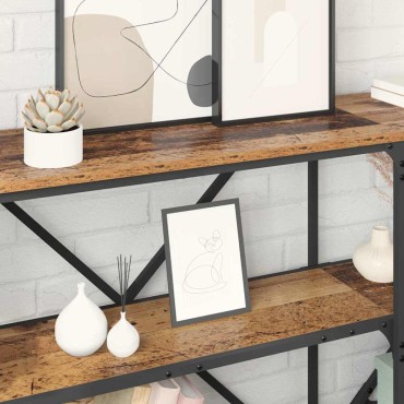 vidaXL Τραπέζι κονσόλας Παλιό ξύλο 180x30x75cm Επεξεργασμένο Ξύλο 1 τεμ.