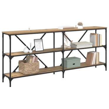 vidaXL Τραπέζι κονσόλας Artisan Oak 180x30x75 εκ 1 τεμ.
