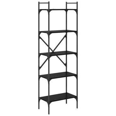 vidaXL Βιβλιοθήκη 5 επιπέδων 56x32x174cm Επεξεργασμένο Ξύλο 1 τεμ.