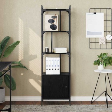 vidaXL Βιβλιοθήκη 6 επιπέδων 44,5x30x154,5cm Επεξεργασμένο Ξύλο 1 τεμ.