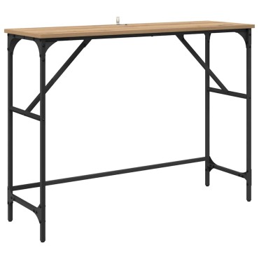vidaXL Τραπέζι κονσόλας Artisan Oak 100x32x75 εκ 1 τεμ.