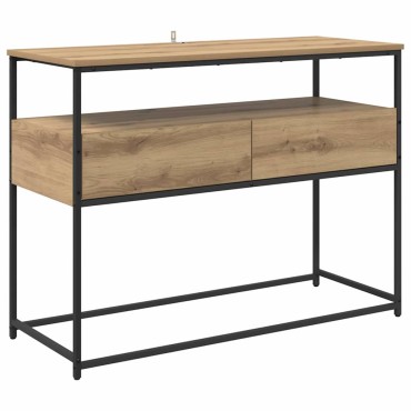 vidaXL Τραπέζι κονσόλας Artisan Oak 100x40x75cm 1 τεμ.