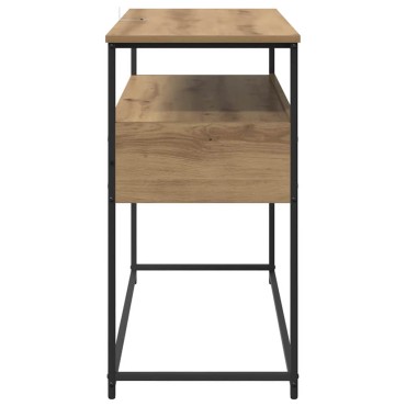 vidaXL Τραπέζι κονσόλας Artisan Oak 100x40x75cm 1 τεμ.