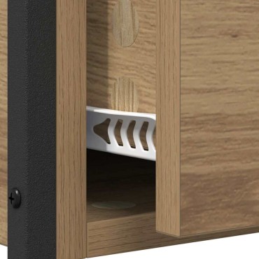 vidaXL Τραπέζι κονσόλας Artisan Oak 100x40x75cm 1 τεμ.