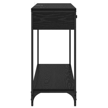 vidaXL Τραπέζι κονσόλας Μαύρη Οξυά 100x34,5x75cm 1 τεμ.