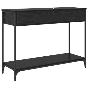 vidaXL Τραπέζι κονσόλας Μαύρη Οξυά 100x34,5x75cm 1 τεμ.