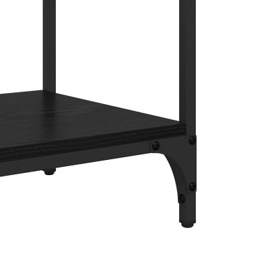 vidaXL Τραπέζι κονσόλας Μαύρη Οξυά 100x34,5x75cm 1 τεμ.