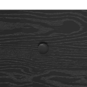 vidaXL Τραπέζι κονσόλας Μαύρη Οξυά 100x34,5x75cm 1 τεμ.