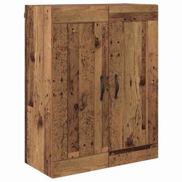 vidaXL Επιτοίχιο ντουλάπι Παλιό Ξύλο 69,5x34x90cm 1 τεμ.