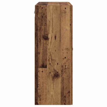 vidaXL Επιτοίχιο ντουλάπι Παλιό Ξύλο 69,5x34x90cm 1 τεμ.
