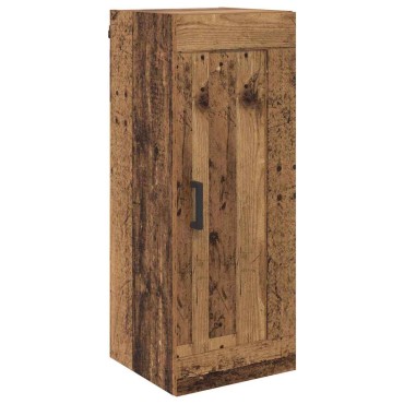 vidaXL Επιτοίχιο ντουλάπι Παλιό Ξύλο 34,5x34x90cm 1 τεμ.