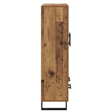 vidaXL Highboard Παλιό Ξύλο 69,5x31x115cm Επεξεργασμένο Ξύλο 1 τεμ.