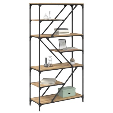 vidaXL Ράφι Βιβλίων 9 επιπέδων 91x36x176cm Επεξεργασμένο Ξύλο 1 τεμ.
