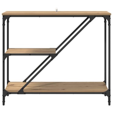 vidaXL Τραπέζι κονσόλας Artisan Oak 88,5x30x75cm 1 τεμ.