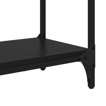 vidaXL Τραπέζι κονσόλας Μαύρη Οξυά 88,5x30x75cm 1 τεμ.
