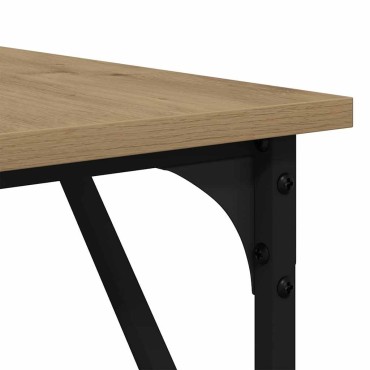 vidaXL Γραφείο Artisan Oak Επεξεργασμένο Ξύλο 149x149x75cm 1 τεμ.