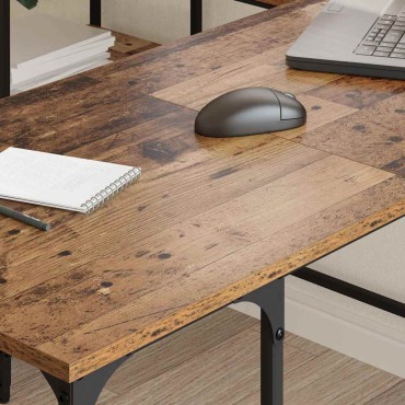 vidaXL Γραφείο Παλιό Ξύλο 139x139x75cm Επεξεργασμένο Ξύλο 1 τεμ.