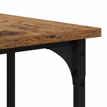 vidaXL Γραφείο Παλιό Ξύλο 139x139x75cm Επεξεργασμένο Ξύλο 1 τεμ.