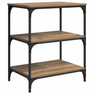 vidaXL Καρότσι Κουζίνας Artisan Oak 60x41x76cm