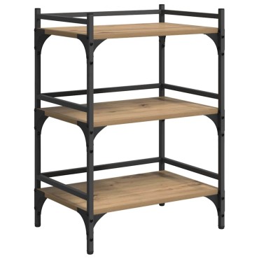 vidaXL Καρότσι Κουζίνας Artisan Oak 50x35x75.5 εκ