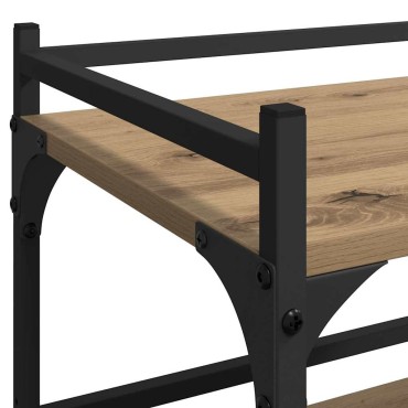 vidaXL Καρότσι Κουζίνας Artisan Oak 50x35x75.5 εκ
