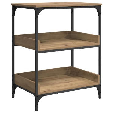 vidaXL Καρότσι Κουζίνας Artisan Oak 60x41x80.5cm