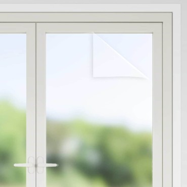 vidaXL Στατική Μεμβράνη Παράθυρου Γκρι με Θολό Εφέ 45 x 2000 cm PVC