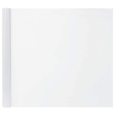 vidaXL Στατική Μεμβράνη Παράθυρου Λευκό με Θολό Εφέ 45 x 500 cm PVC