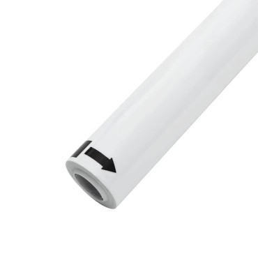 vidaXL Στατική Μεμβράνη Παράθυρου Λευκό με Θολό Εφέ 60 x 500 cm PVC