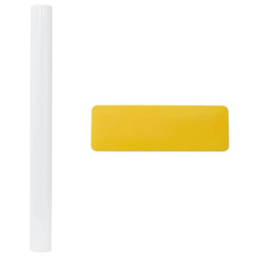 vidaXL Στατική Μεμβράνη Παράθυρου Λευκό με Θολό Εφέ 90 x 500 cm PVC