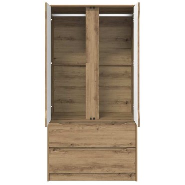 vidaXL Ντουλάπι Τεχνίτικη Δρυς 79,5x49x156 εκ