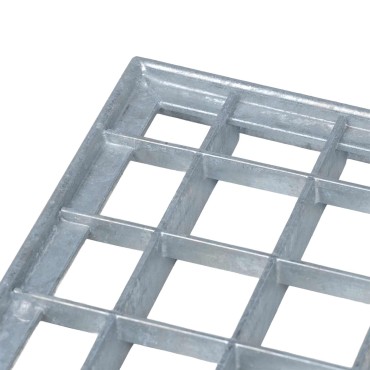 vidaXL Σίτα Ασημί 80 x 40 x 2 cm Γαλβανισμένο Ατσάλι Ψυχρής Βύθισης