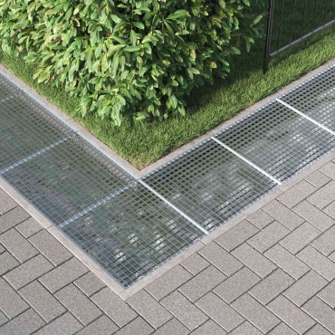 vidaXL Σίτα Ασημί 60 x 60 x 2 cm Γαλβανισμένο Ατσάλι Ψυχρής Βύθισης