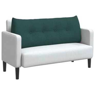 vidaXL Μαξιλάρι Πλάτης Σκούρο Πράσινο 120 x 24 x 50 εκ ύφασμα