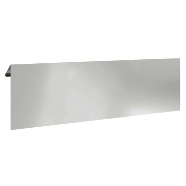 vidaXL Φράκτης σαλιγκαριών 100 x 3,5 x 25 εκ Γαλβανισμένος Χάλυβας