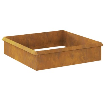 vidaXL Φράχτες με σαλιγκάρια 8 τμχ. 100 x 3,5 x 25 εκ Σκ rusty