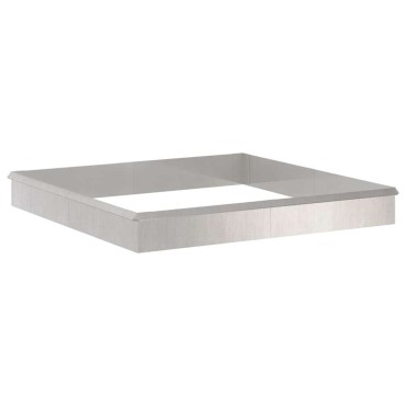 vidaXL Φράχτες με σαλιγκάρια 12 τμχ. 100 x 3,5 x 25 εκ Ασημί