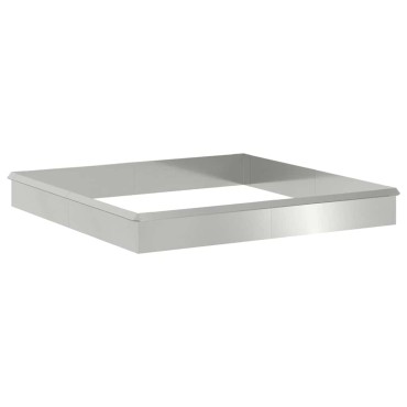 vidaXL Φράχτες με σαλιγκάρια 12 τμχ. 100 x 3,5 x 25 εκ Ασημί