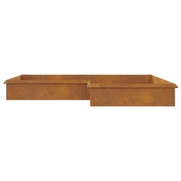vidaXL Φράχτες με σαλιγκάρια 16 τμχ. 100 x 3,5 x 25 εκ Σκ rusty