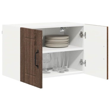 vidaXL Ντουλάπα Τοίχου LUCCA Καφέ Ξύλο Δρυός 60x31x40 εκ