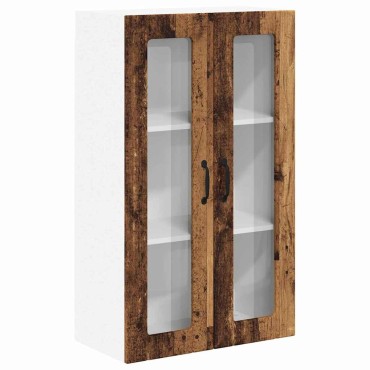 vidaXL Ραφιέρα τοίχου LUCCA Παλαιωμένο ξύλο 60x31x100cm