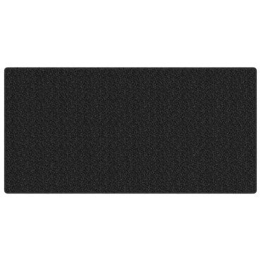 vidaXL Δερμάτινο Χαλί Ανθρακί 100x200cm 100% Πολυπροπυλένιο