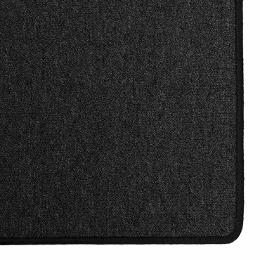 vidaXL Δερμάτινο Χαλί Ανθρακί 100x300cm 100% Πολυπροπυλένιο