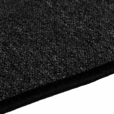 vidaXL Δερμάτινο Χαλί Ανθρακί 100x300cm 100% Πολυπροπυλένιο