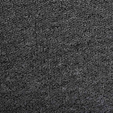 vidaXL Δερμάτινο Χαλί Σκούρο Γκρι 100x100cm 100% Πολυπροπυλένιο