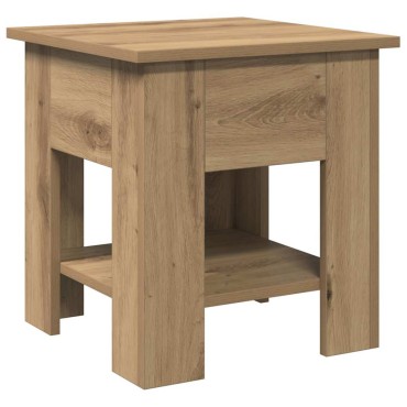 vidaXL Τραπεζάκι σαλονιού Artisan Oak 40x40x42cm Κατασκευασμένο ξύλο 1 τεμ.