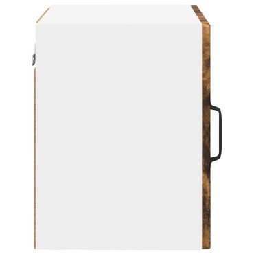 vidaXL Ραφιέρα τοίχου PORTO Καπνιστό Δρύς 40x31x40cm
