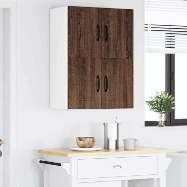 vidaXL Ντουλάπα Τοίχου PORTO Καφέ δρυς 60x31x40 εκ