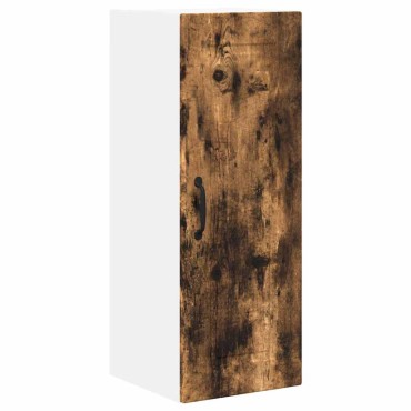 vidaXL Ντουλάπα Τοίχου PORTO Καπνιστό Δρύς 30x31x80cm